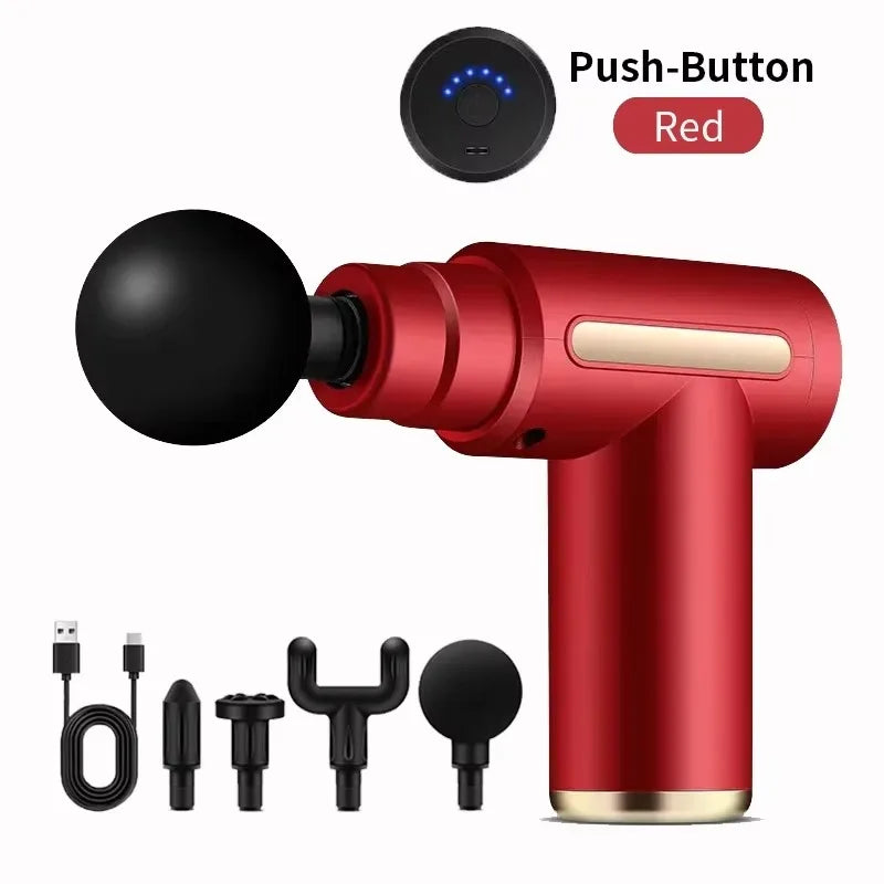 Mini Muscle Massage Gun Protable Body Massager Deep Handheld Percussion Massager For Body Back And Neck Leg
